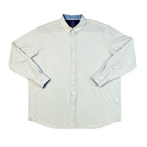 CON.STRUCT Slim Fit Performance Micro Dot Pattern Stretch Dress Shirt 2XLT